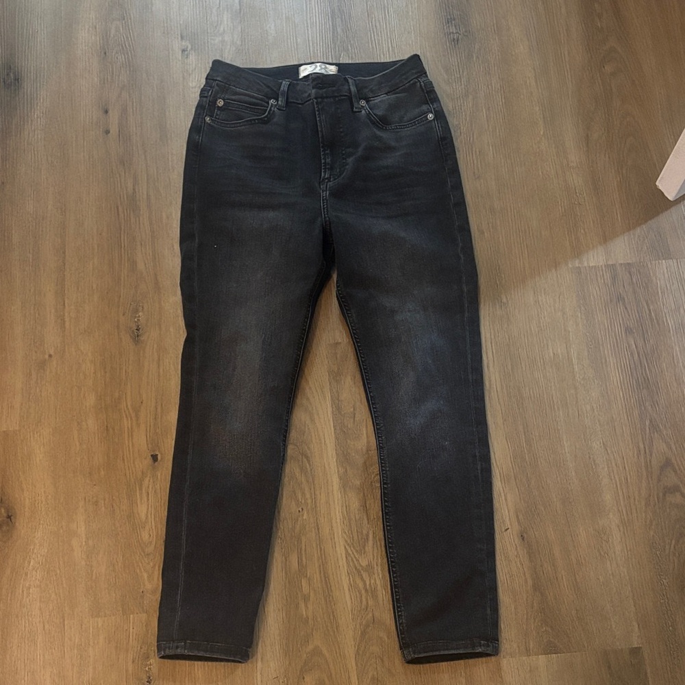 We The Free Dark Gray Skinny Jeans